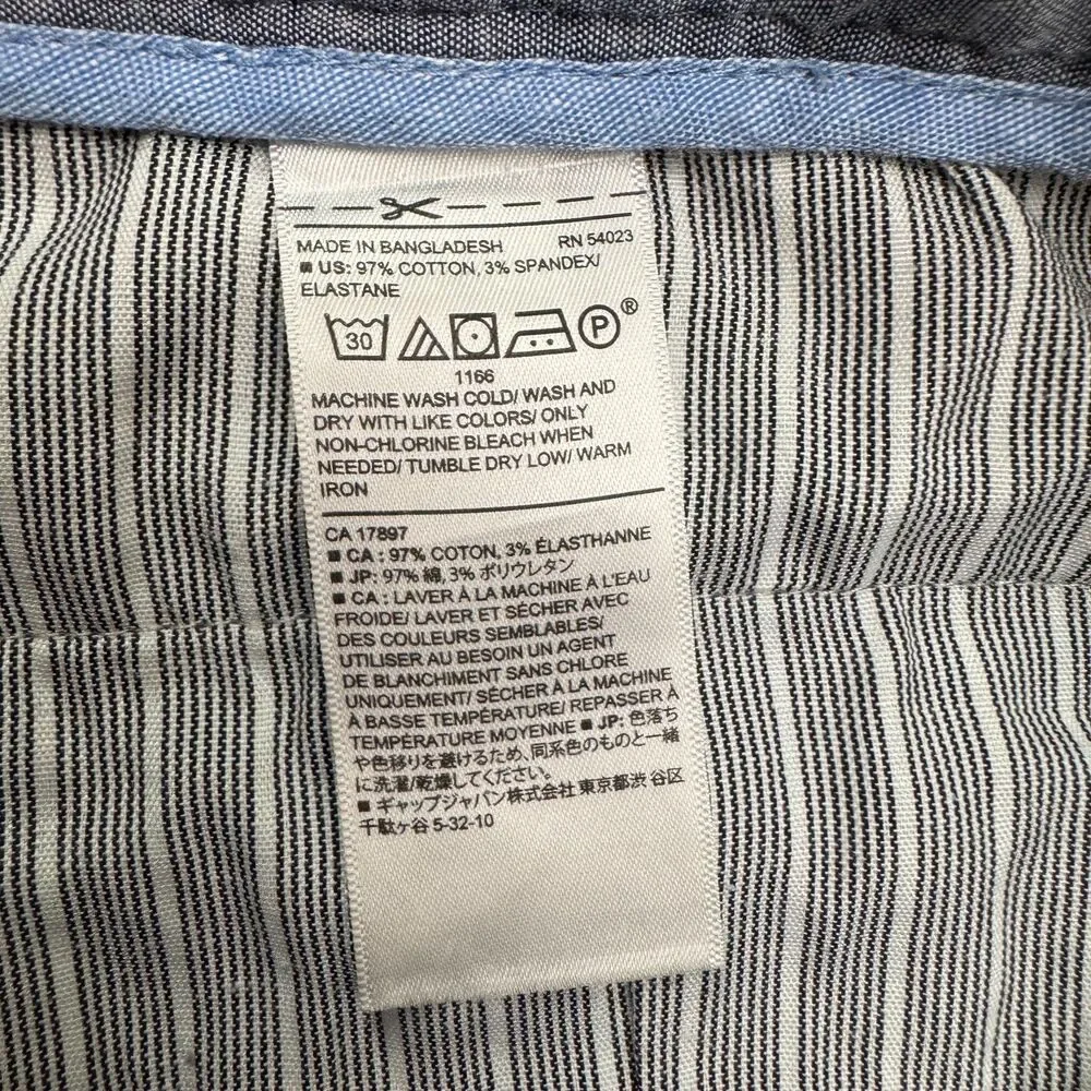Banana Republic Mason Chino Pants Mens 32x32 Teal Bay Blue Straight Flat Front